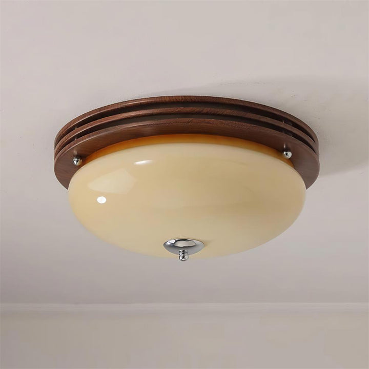 Povio Lampe Plafonnier Semi-Encastrée en Verre - Neutralighting