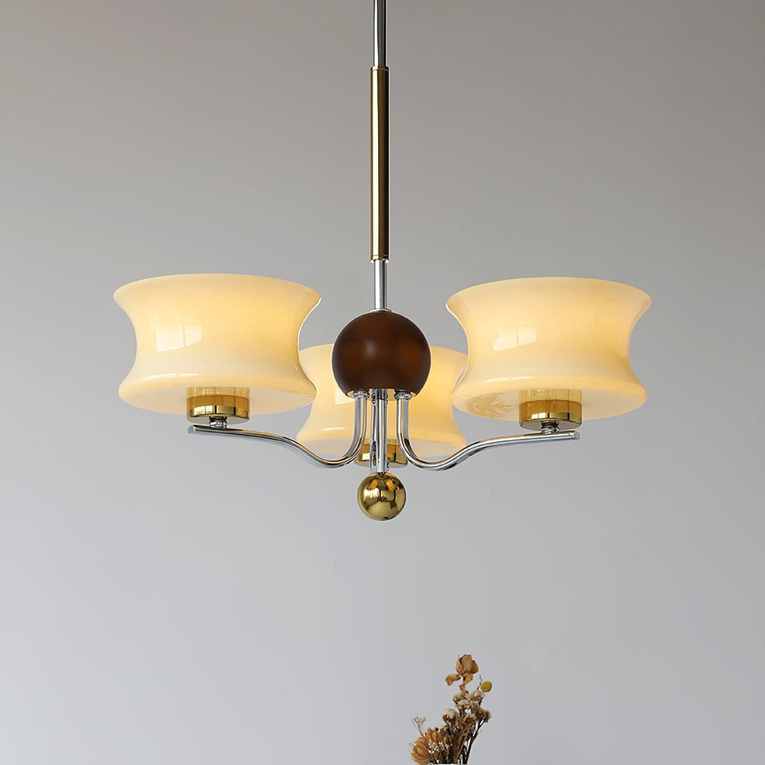 Celeste Lustre Élégant en Verre - Neutralighting