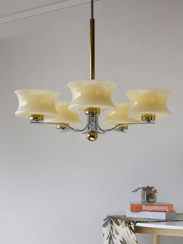 Celeste Lustre Élégant en Verre - Neutralighting