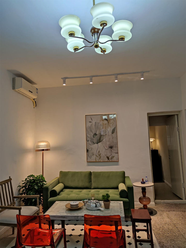 Celeste Lustre Élégant en Verre - Neutralighting