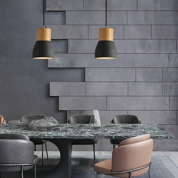 Concretis Lampe Pendante Industrielle en Ciment - Neutralighting