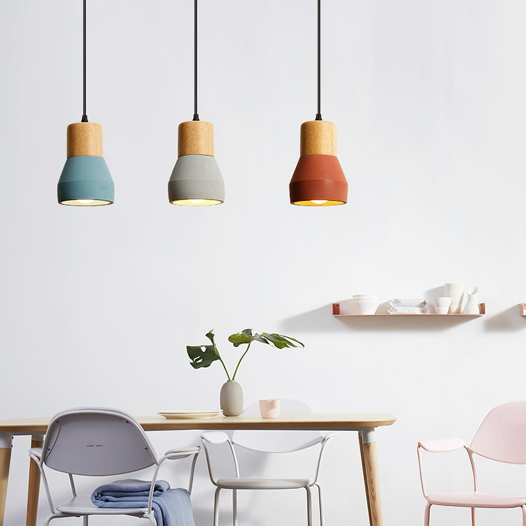 Concretis Lampe Pendante Industrielle en Ciment - Neutralighting