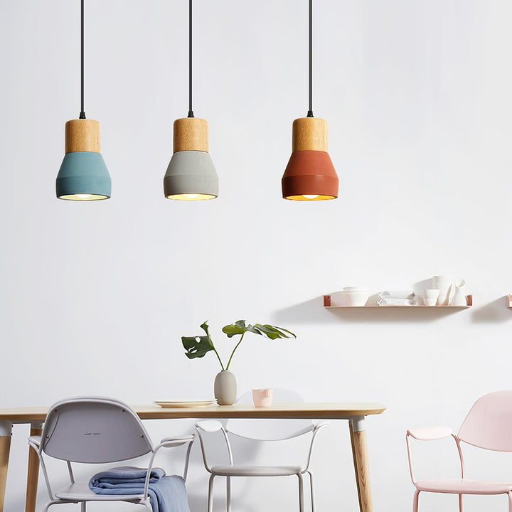 Concretis Lampe Pendante Industrielle en Ciment - Neutralighting