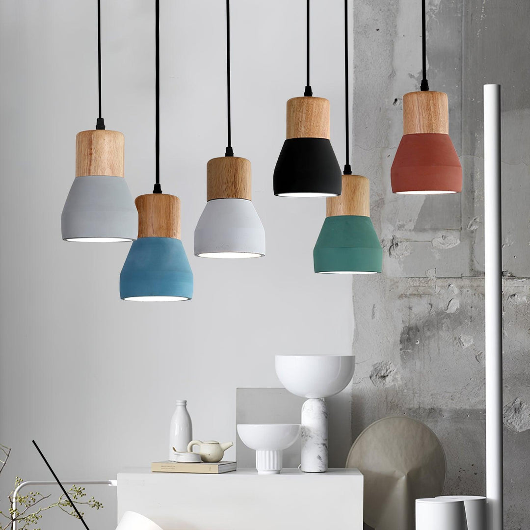 Concretis Lampe Pendante Industrielle en Ciment - Neutralighting