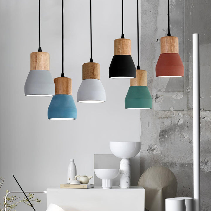 Concretis Lampe Pendante Industrielle en Ciment - Neutralighting
