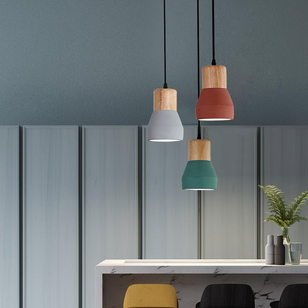 Concretis Lampe Pendante Industrielle en Ciment - Neutralighting