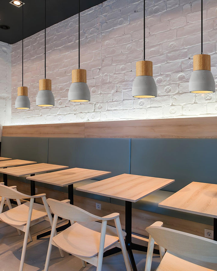 Concretis Lampe Pendante Industrielle en Ciment - Neutralighting