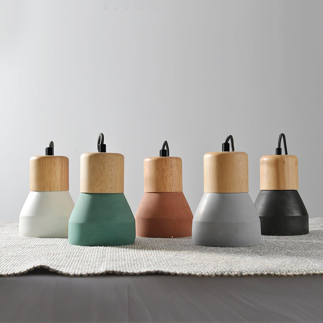 Concretis Lampe Pendante Industrielle en Ciment - Neutralighting