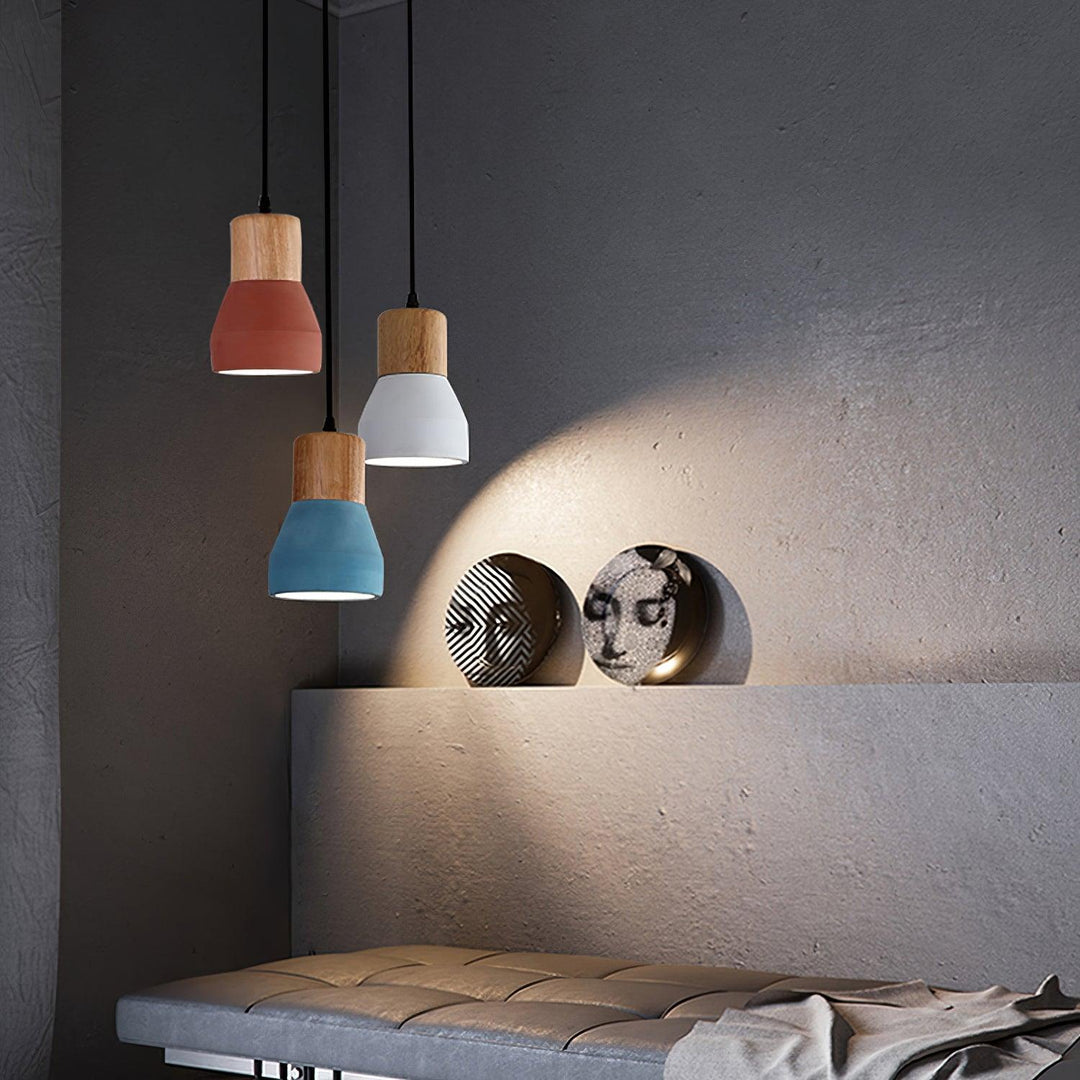 Concretis Lampe Pendante Industrielle en Ciment - Neutralighting
