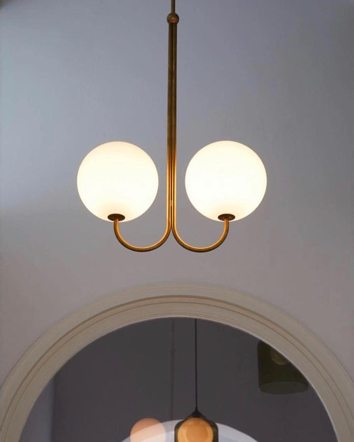 Mirelent Suspension Élégante en Laiton et Verre - Neutralighting