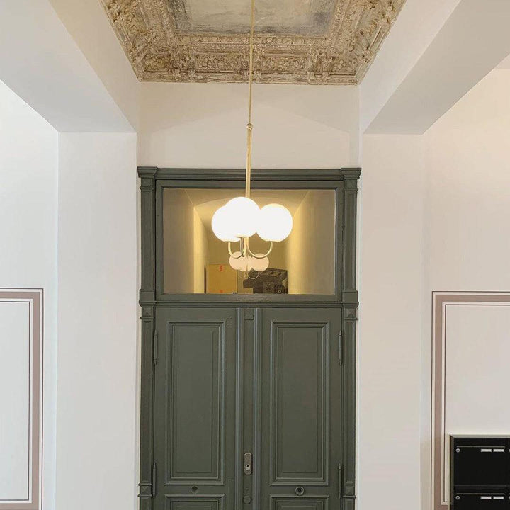 Mirelent Suspension Élégante en Laiton et Verre - Neutralighting