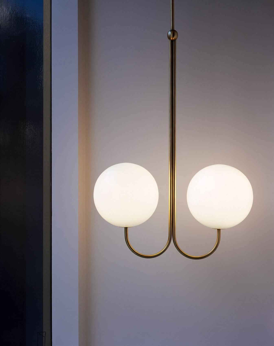 Mirelent Suspension Élégante en Laiton et Verre - Neutralighting