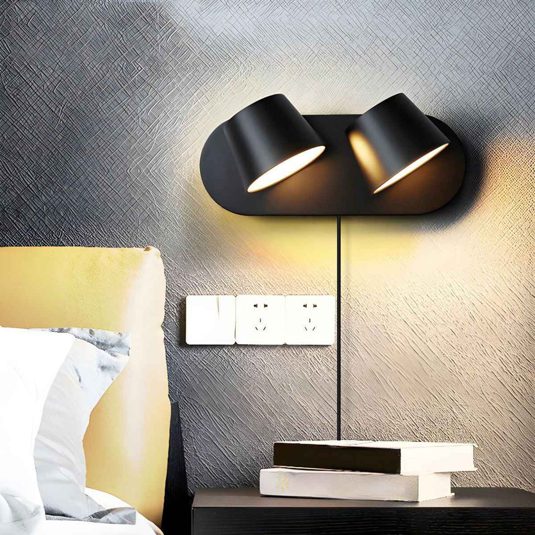 Aurlaeir Acrylique 12cm Noir LED