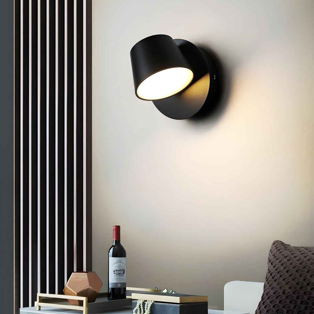 Aurlaeir Acrylique 12cm Noir LED