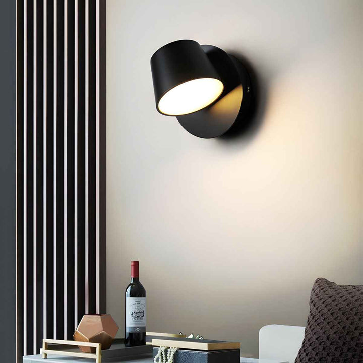 Aurlaeir Acrylique 12cm Noir LED
