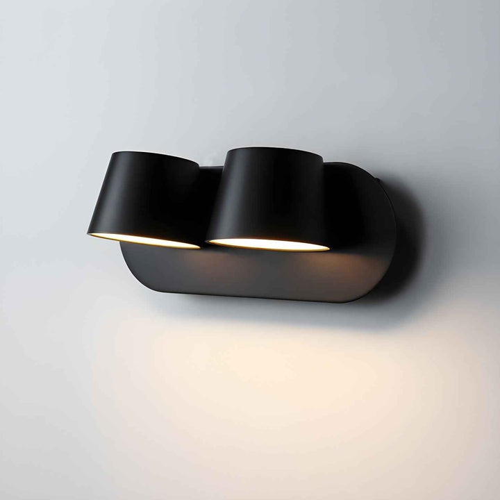 Nathania Acrylique 12cm Noir LED