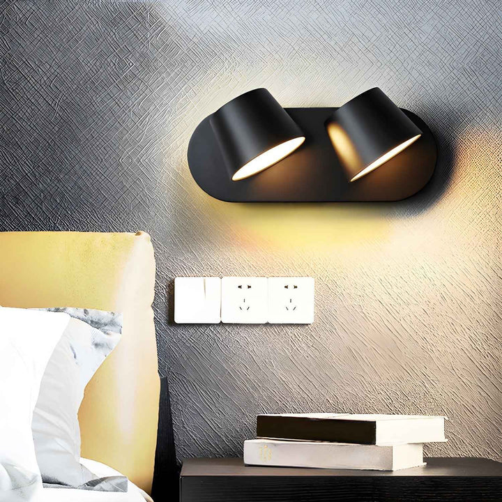 Nathania Acrylique 12cm Noir LED