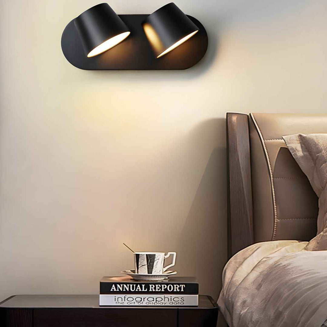 Aurlaeir Acrylique 12cm Noir LED