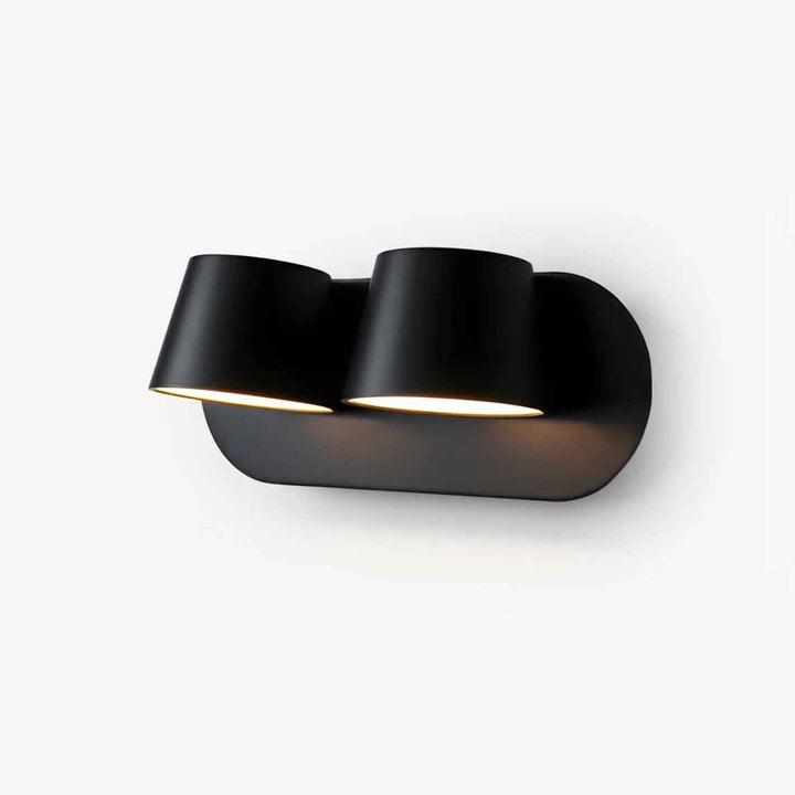 Nathania Acrylique 12cm Noir LED