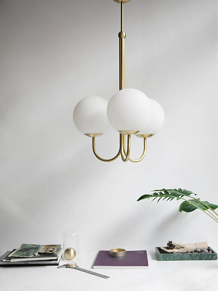 Mirelent Suspension Élégante en Laiton et Verre - Neutralighting