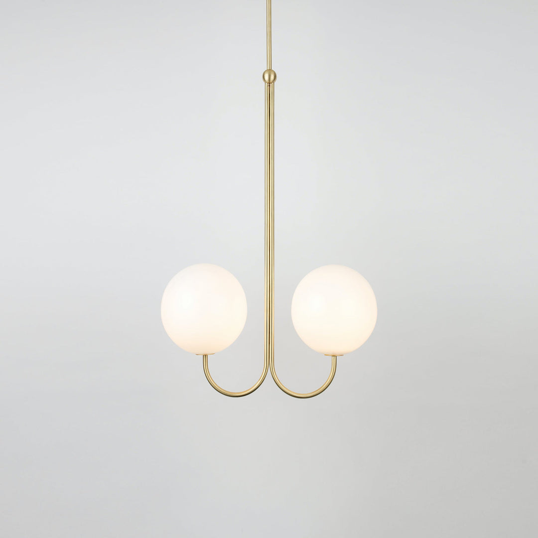 Mirelent Suspension Élégante en Laiton et Verre - Neutralighting