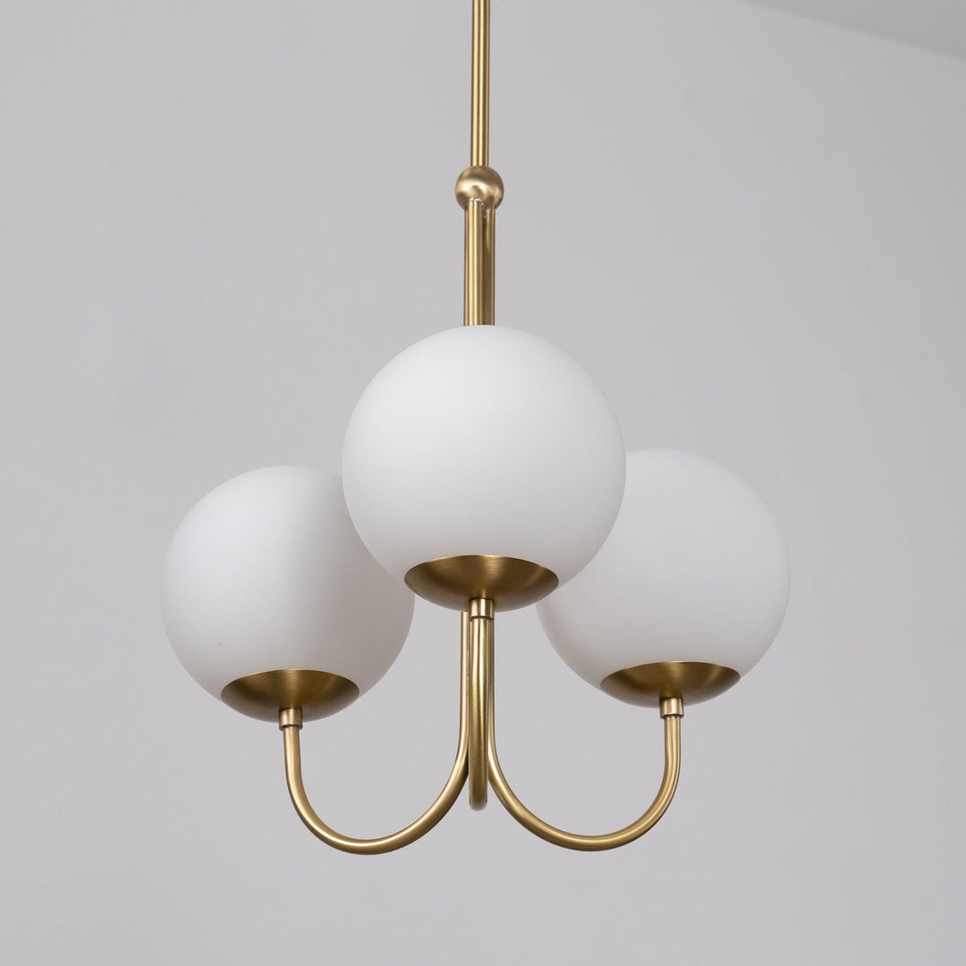 Mirelent Suspension Élégante en Laiton et Verre - Neutralighting