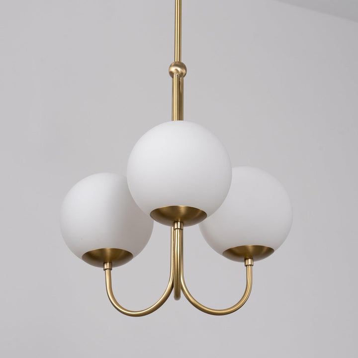 Mirelent Suspension Élégante en Laiton et Verre - Neutralighting