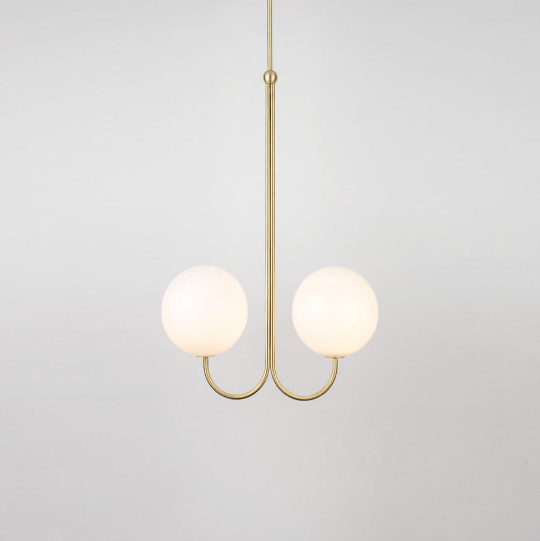 Mirelent Suspension Élégante en Laiton et Verre - Neutralighting