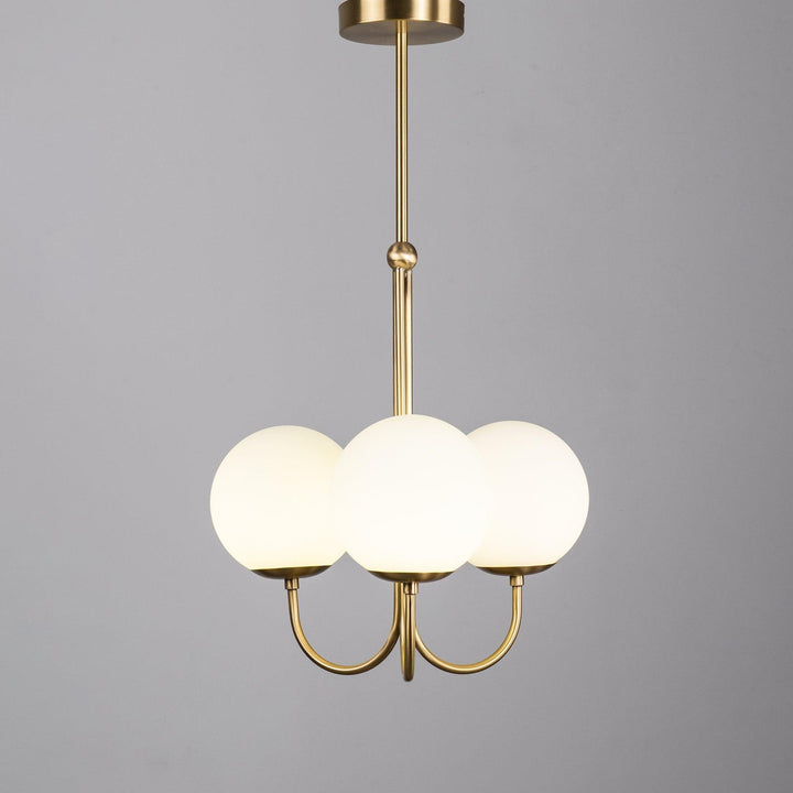 Mirelent Suspension Élégante en Laiton et Verre - Neutralighting