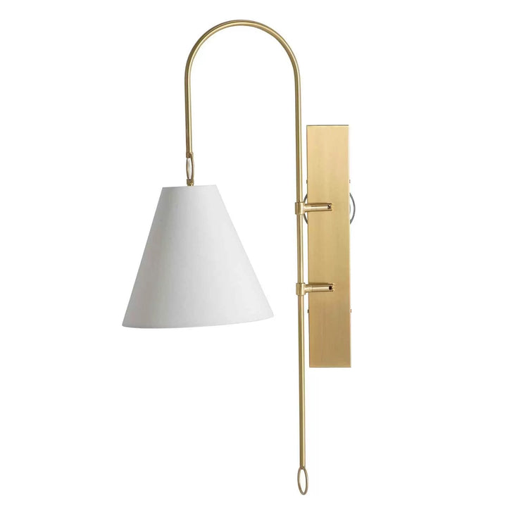 Ildvuvyi Applique Murale en Métal et Tissu Laiton Premium Moderne - Neutralighting