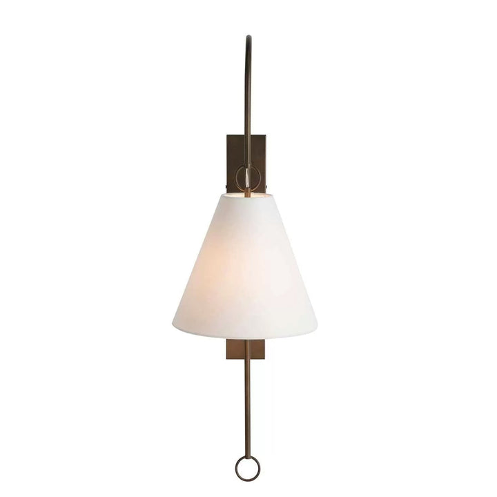Ildvuvyi Applique Murale en Métal et Tissu Laiton Premium Moderne - Neutralighting