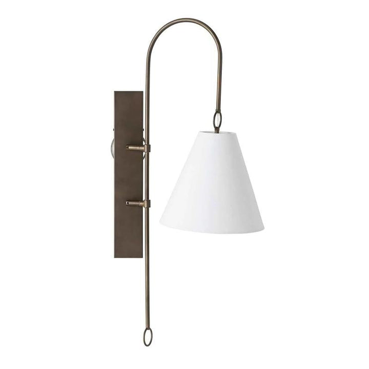 Ildvuvyi Applique Murale en Métal et Tissu Laiton Premium Moderne - Neutralighting