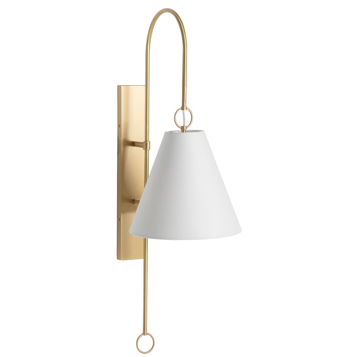 Ildvuvyi Applique Murale en Métal et Tissu Laiton Premium Moderne - Neutralighting