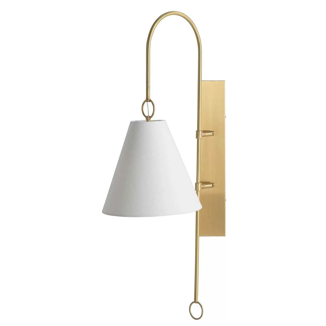 Ildvuvyi Applique Murale en Métal et Tissu Laiton Premium Moderne - Neutralighting