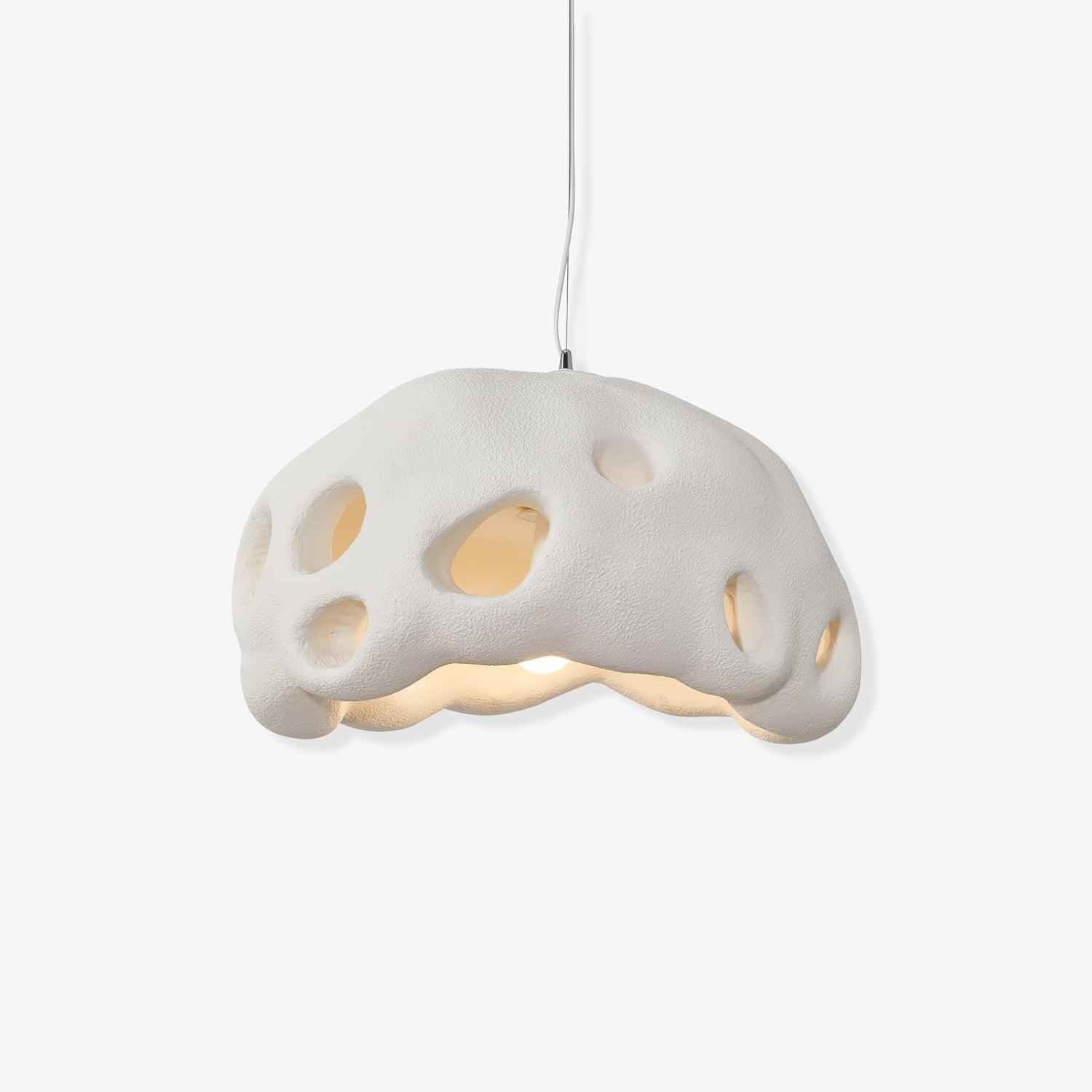 Lustra Suspension Résine Blanche pour Salon - Neutralighting