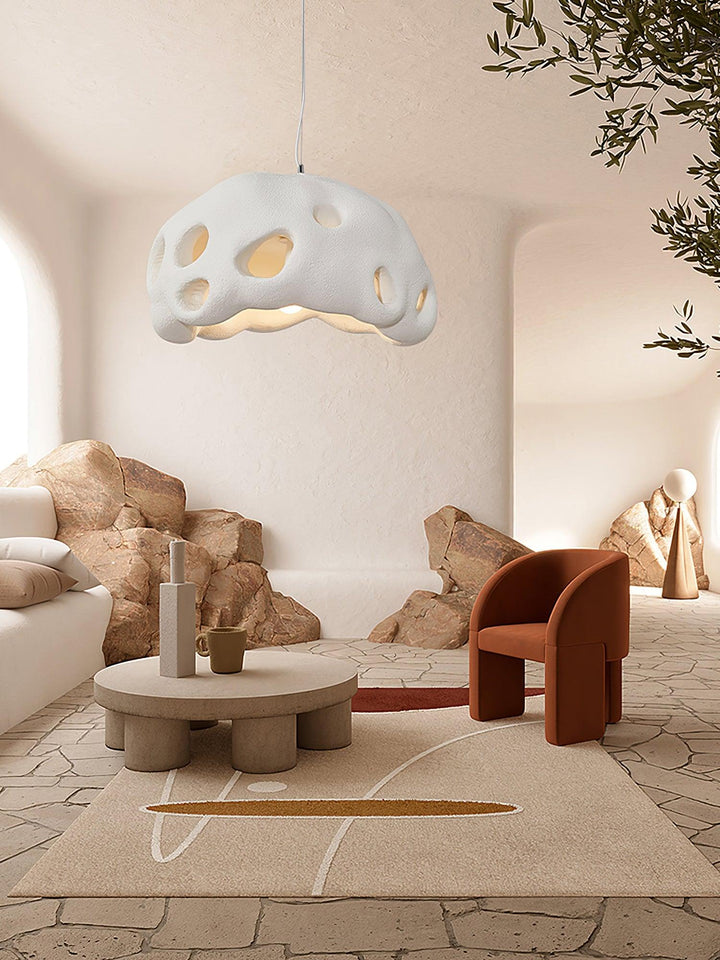 Lustra Suspension Résine Blanche pour Salon - Neutralighting
