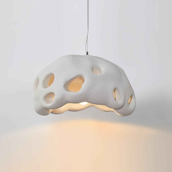 Lustra Suspension Résine Blanche pour Salon - Neutralighting