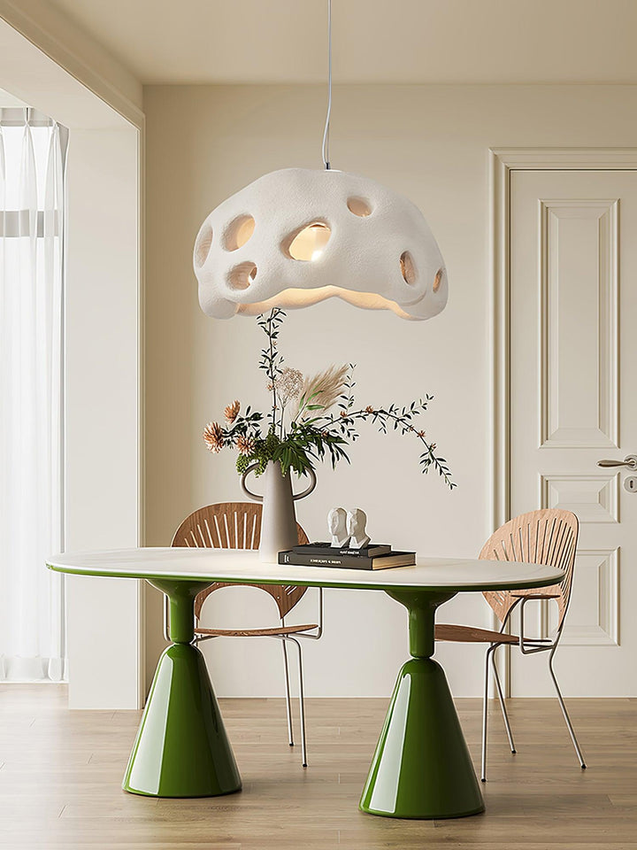 Lustra Suspension Résine Blanche pour Salon - Neutralighting