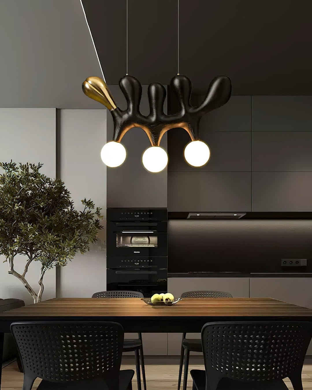 Sprout Suspension Contemporaine en Bois - Neutralighting