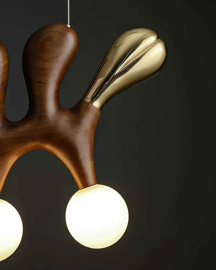 Sprout Suspension Contemporaine en Bois - Neutralighting
