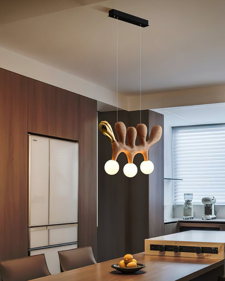 Sprout Suspension Contemporaine en Bois - Neutralighting