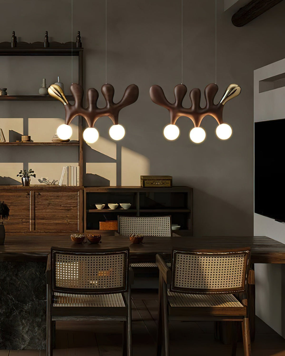 Sprout Suspension Contemporaine en Bois - Neutralighting
