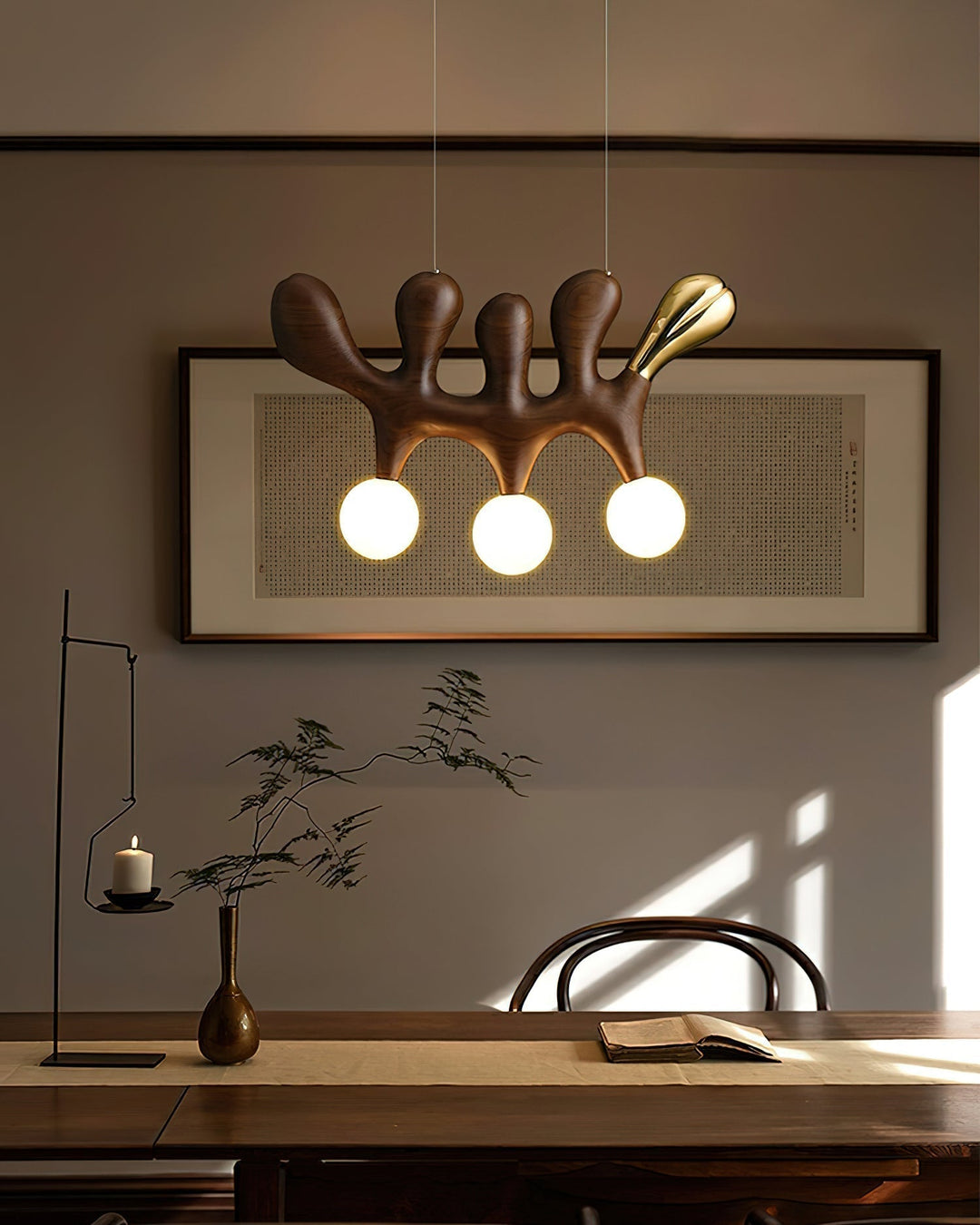 Sprout Suspension Contemporaine en Bois - Neutralighting