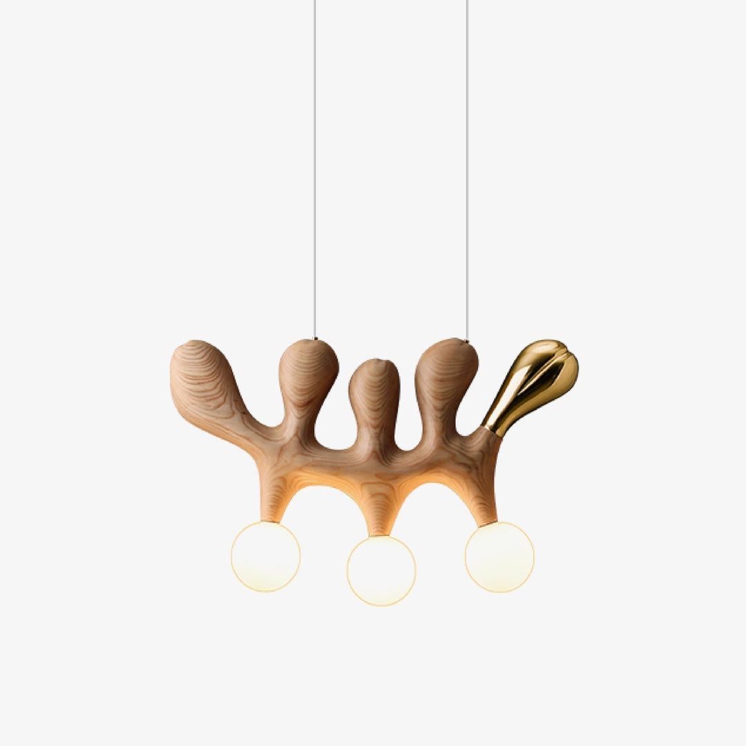Sprout Suspension Contemporaine en Bois - Neutralighting