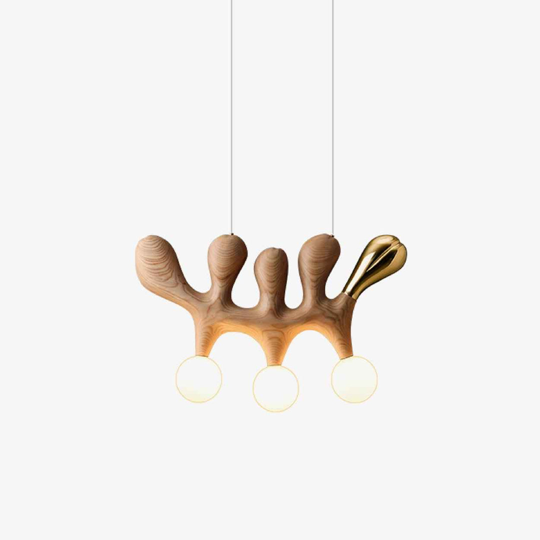 Sprout Suspension Contemporaine en Bois - Neutralighting