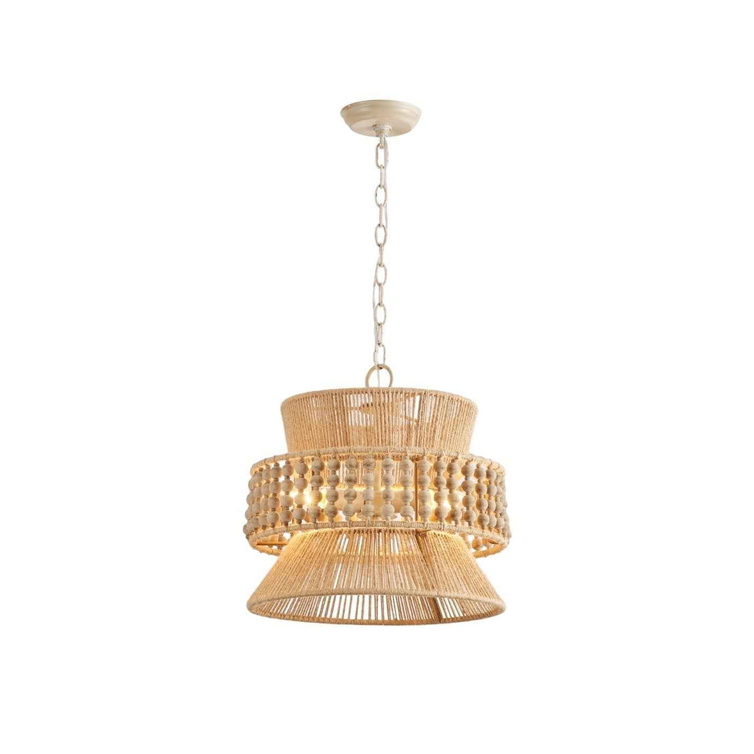 Kvennuvyi Lampe à Suspension En Métal Brun Naturel Antigua - Neutralighting