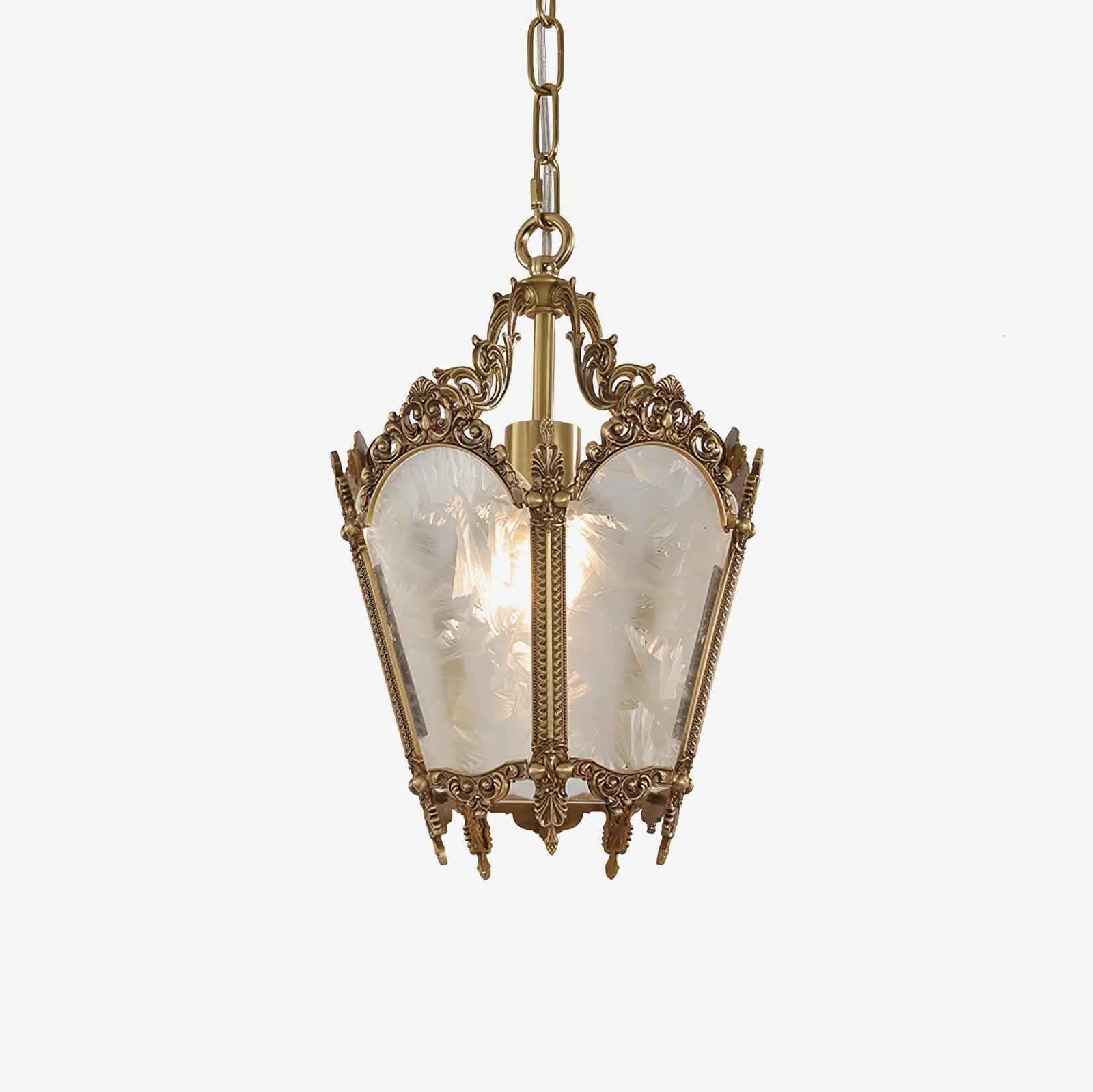 Lustra Lampe Pendante Laiton Empire Antique Élégante - Neutralighting
