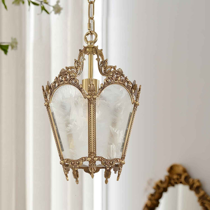 Lustra Lampe Pendante Laiton Empire Antique Élégante - Neutralighting