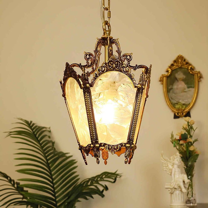 Lustra Lampe Pendante Laiton Empire Antique Élégante - Neutralighting