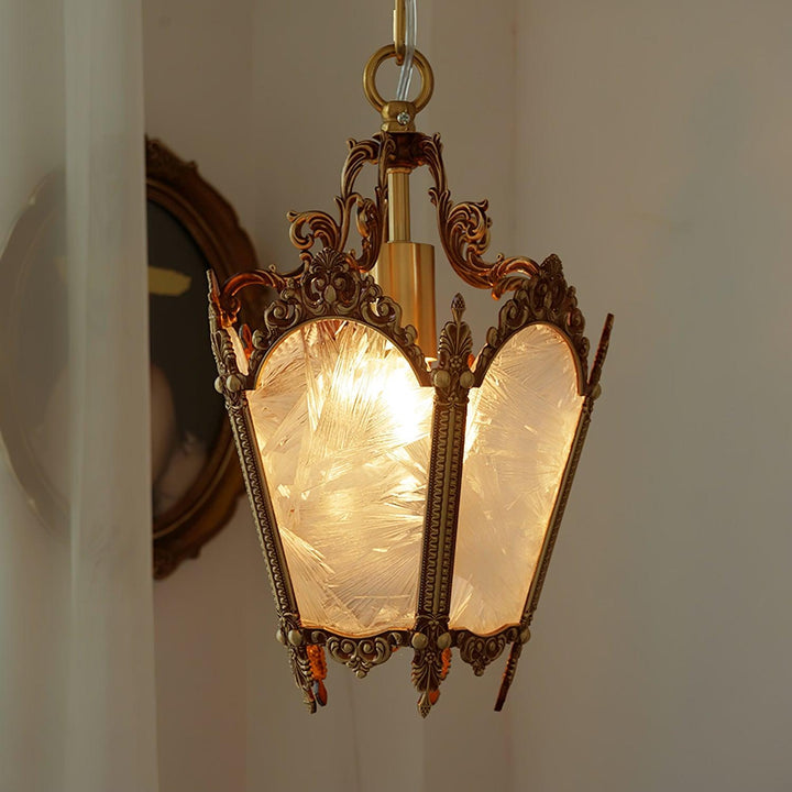Lustra Lampe Pendante Laiton Empire Antique Élégante - Neutralighting
